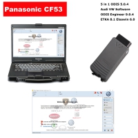 Super VAS 5054a OKI Chip Panasonic CF53 Laptop Installed 5 in 1 ODIS 5.0.4 Download Software Ready To Use