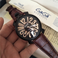 GAGA! New fashion style Gaga milano watches big dial 4.8cm gaga watch for men manual mechanical watch
