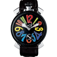 Gaga Milano Manuale PVD 5015.01S Famous Brand Wrist Watch Unisex Mechanical Watch