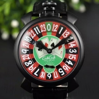 Gaga Milano Manuale 48MM Las Vegas Roulette Gaga Watch Luxury Fashion Mechanical Watch 5012 LV 01