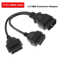 1 to 2 OBD-II 16 Pin Extension Diagnostic Cable 30CM OBD 16Pin Cable 1-2 OBD Connector Adapter