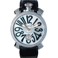 GaGa Milano Manuale 48MM 5010 1D.7 Men's watch gaga watches mechanical movement diamond case wrist watch