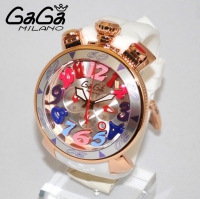 The new Italian Gaga watch , fashion Gaga quartz watch six-pin unisex big dial 48mm super 3D numbers hot gaga milano watches