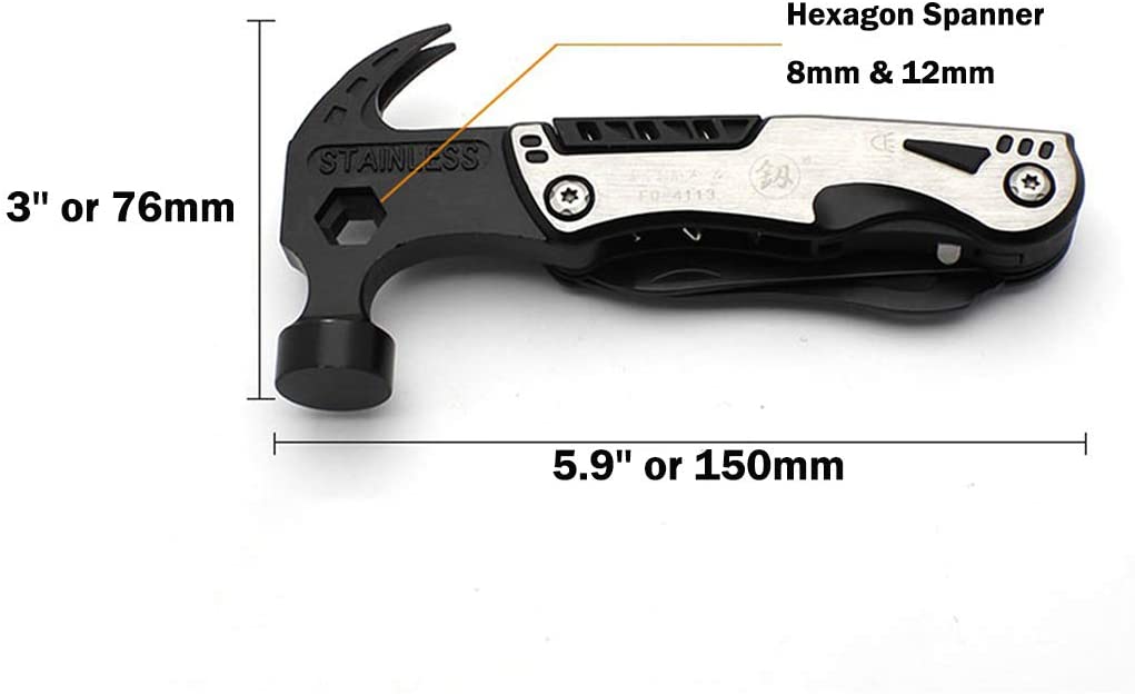 car and 14 in 1 hammer multi tool
