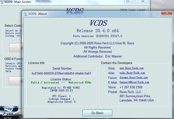 vcds interface not found windows 10